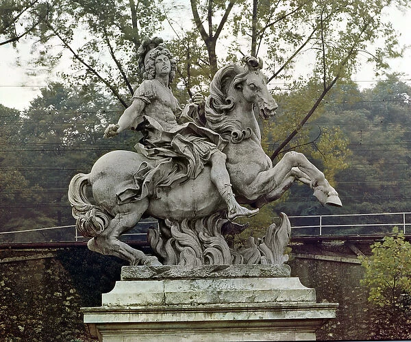 Louis XIV (1638-1715) at Versailles (wax) by French School