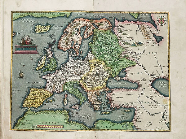 Europae, 1570 (copperplate engraving on paper)