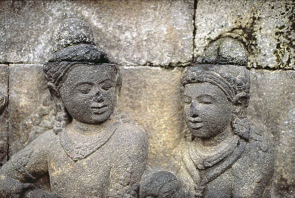 Detail of the exterior, AD 778-850 (volcanic stone)