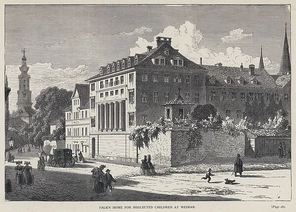 Falks Home for Neglected Children at Weimar (engraving)