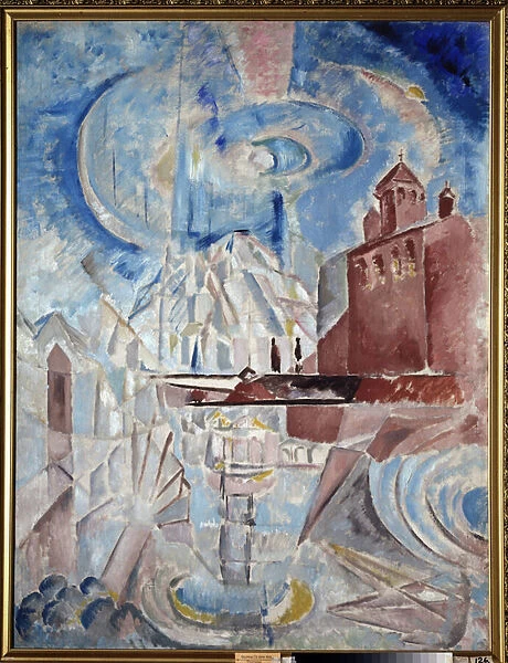 Fantaisie (Fantasy) - Peinture de Georgi Bogdanovich Yakulov (1884-1928) huile sur toile, vers 1910, art russe, 20e siecle, futurisme - State Art Museum, Samara (Russie)