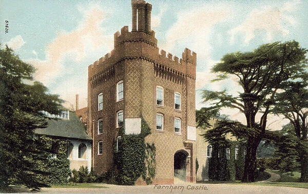 Farnham Castle, Surrey (colour photo)
