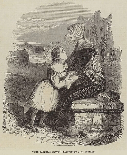 The Fathers Grave (engraving)