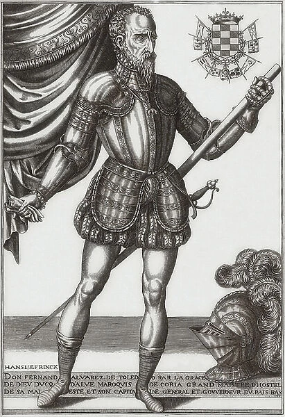Fernando Alvarez de Toledo y Pimentel, 3rd Duke of Alba (engraving)