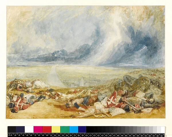 The Field of Waterloo, c. 1817 (w  /  c over pencil on paper)