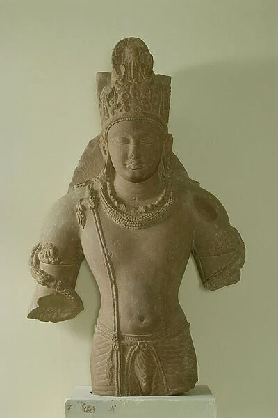 Figure of Lord Vishnu, Mathura (red sandstone)