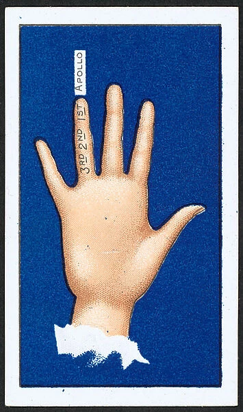 Third Finger (colour litho)