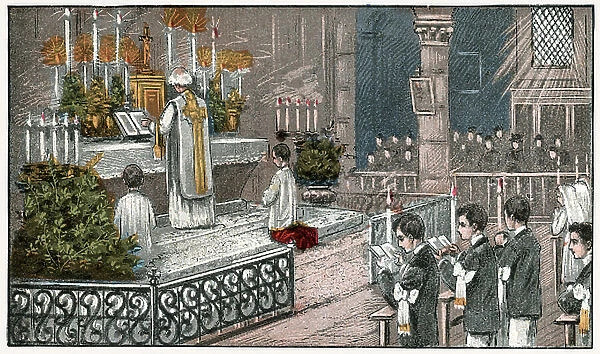 First Communion, c.1880 (print)