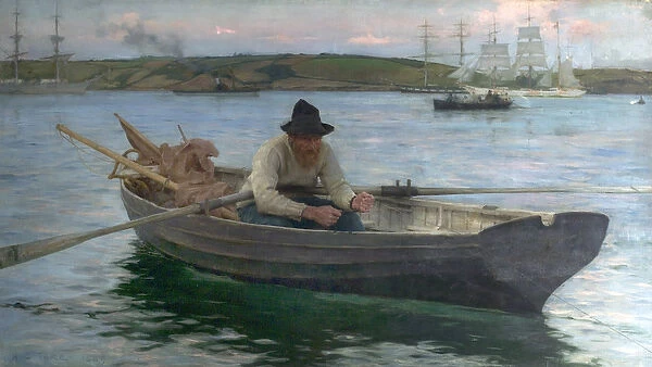 The Fisherman, 1888-89 (oil on canvas)