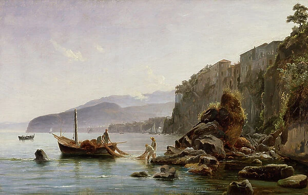 Fishermen at Sorrento, 1834 (painting)