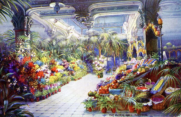 The Floral Hall at Harrods, c.1916