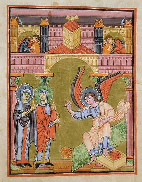 Fol. 33v from the Reichenau School Evangeliary, Codex F. II. 1 (vellum)