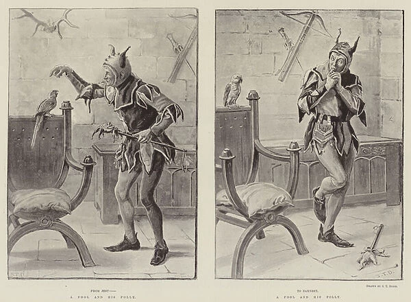 A Fool and His Folly (litho)