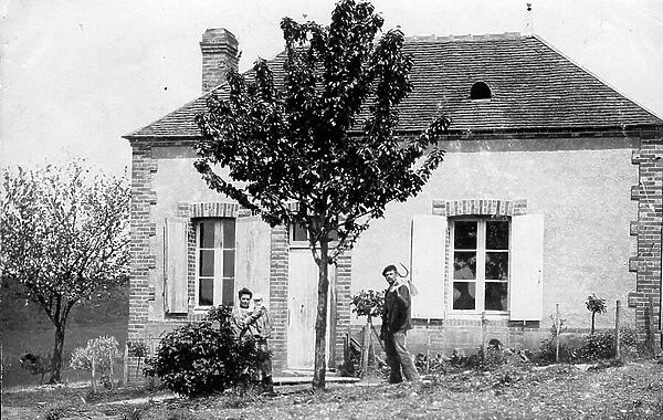 France, Basse-Normandie, Orne (61), Le Theil: House le groquet du Lys, 1910