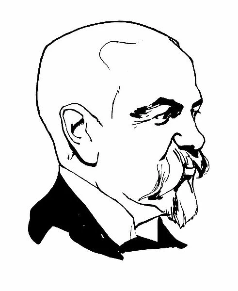 Francesc Ferrer I Guardia, known as Francisco Ferrer, c.1900 (drawing)