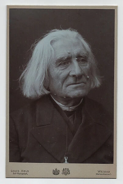 Franz Liszt (1811-1886) (1885, photograph)
