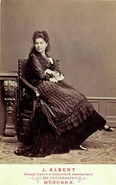 Franziska Feifalik nee Rosler, Rossler or Angerer, known as Fanny, (28 January 1842 - 5 April 1911) (photo)
