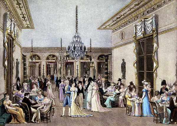 The Frascati cafe in Paris, 1810 (print)