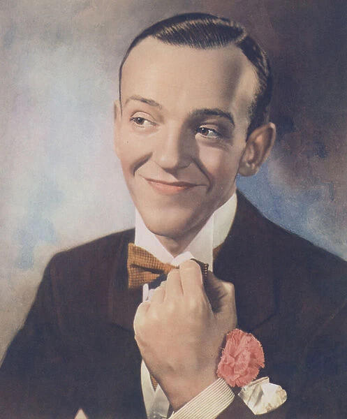 Fred Astaire (colour litho)