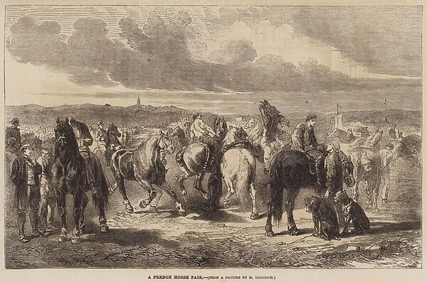 A French Horse-Fair (engraving)