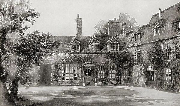 Frewen Hall, Oxford, England. Residence of Albert Edward, Prince of Wales, 1841 - 1910, future King Edward VII, whilst a student at Oxford University. From Edward VII His Life and Times, published 1910