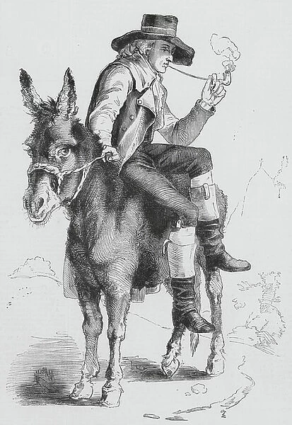 Friedrich Schiller in Carlsbad (engraving)