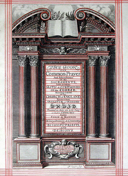 Frontispiece from the Book of Common Prayer