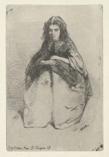 Fumette, c. 1857 (etching and drypoint)