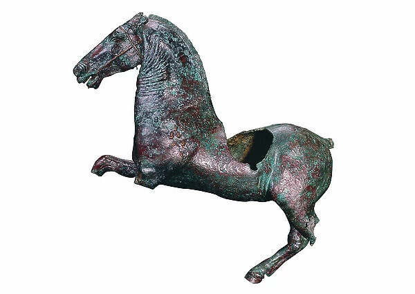 Galloping horse, from Merida, Spain, 1st century BC (bronze)