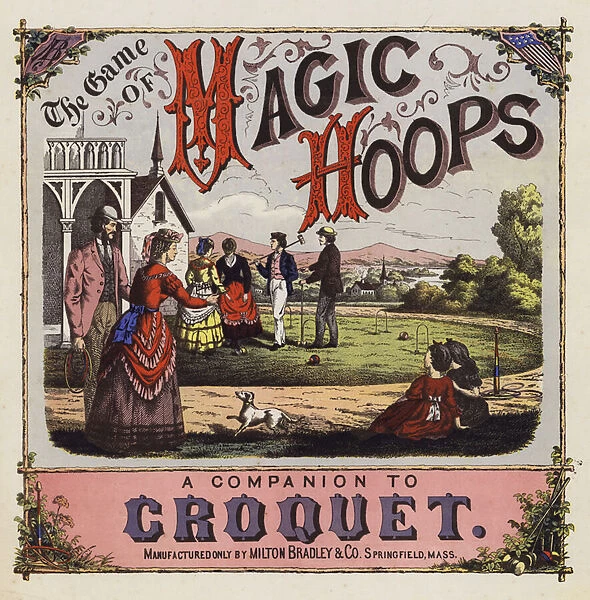 The Game Of Magic Hoops (chromolitho)