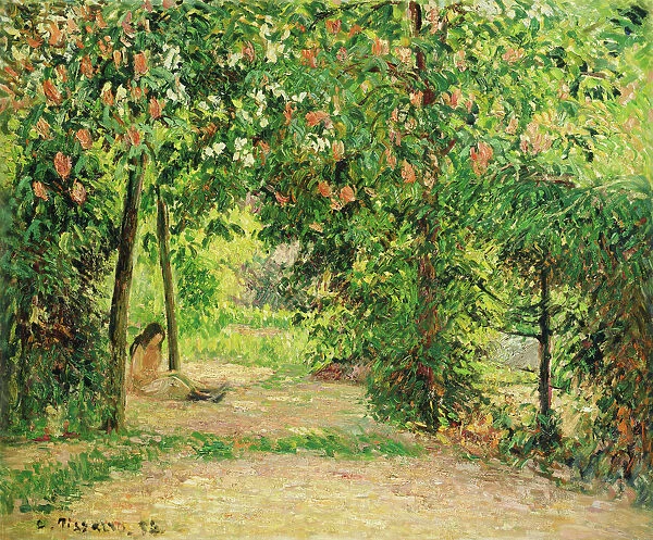 The Garden at Eragny in Spring, 1894 (oil on canvas)
