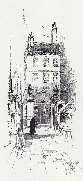 Gateway to Middle Temple (engraving)