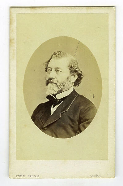 Geneve, Switzerland, Studio portrait of Monsieur Agenor, Earl of Gasparin (1810-1871), politician and agronomist, 1860