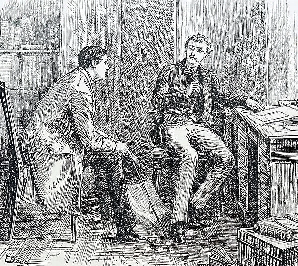 A gentleman paying a visit to his solicitor