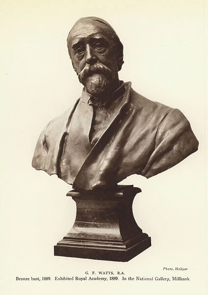 George Frederic Watts, British artist (photogravure)