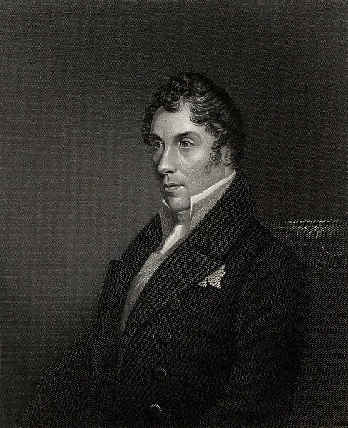 George Hamilton-Gordon, 4th Earl of Aberdeen, 19th century (engraving)