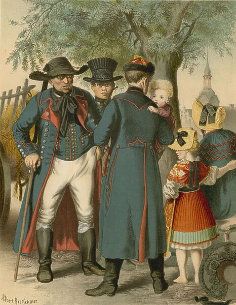 German costume, Pommern, Weitzacker