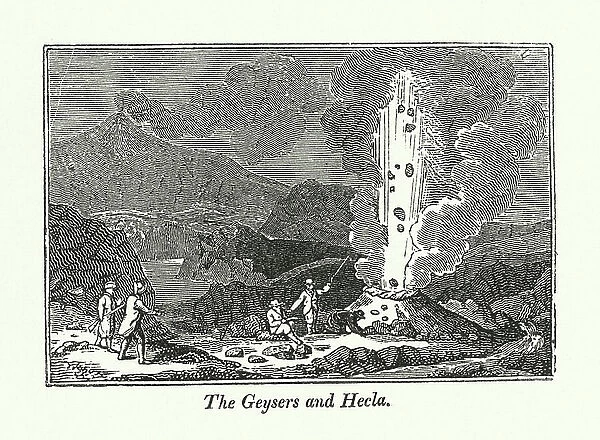 The Geysers and Hecla (engraving)