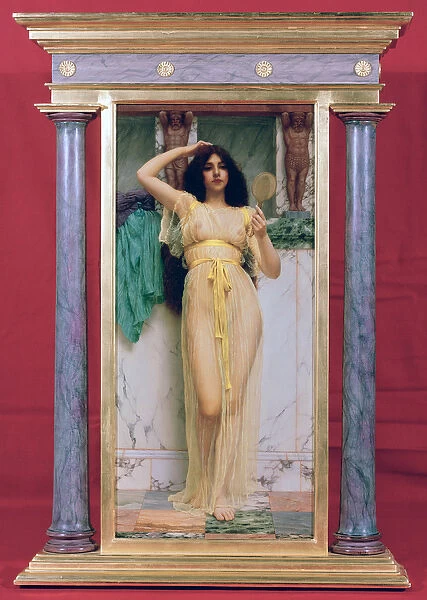 Girl with a Mirror, 1892 (oil on canvas)