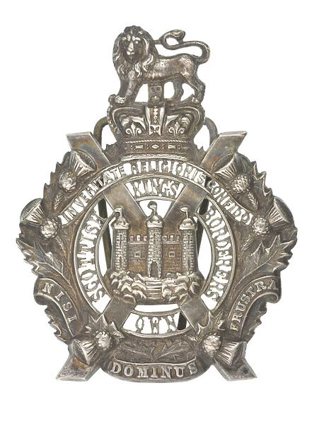 Glengarry badge, c. 1887-1902 (white metal)