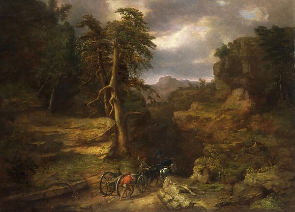 The Gloomy Days of 1776, (oil on canvas)