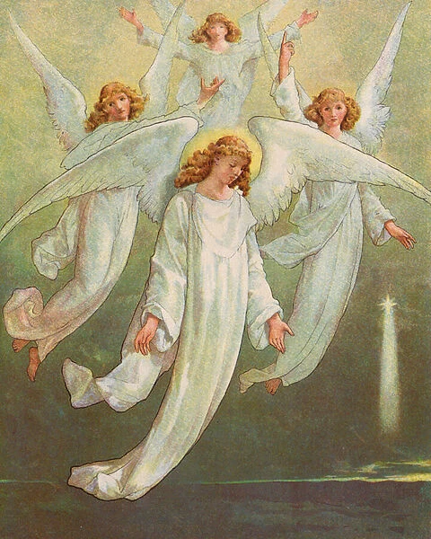 'Glory to God in the Highest!'(colour litho)