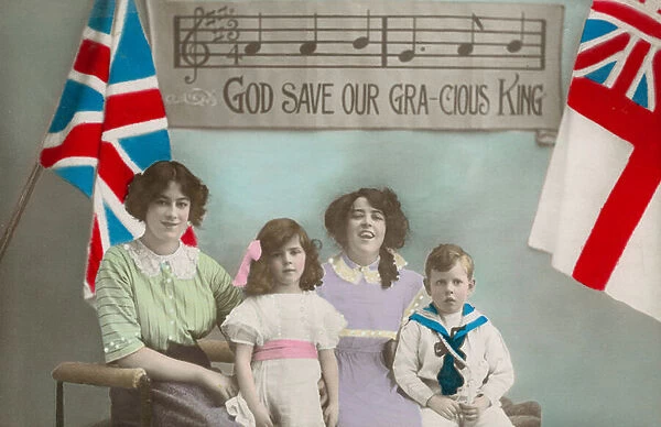 God Save Our Gracious King (coloured photo)