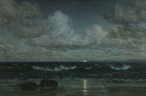 Godrevy Light, Cornwall, 1903 (oil on canvas)