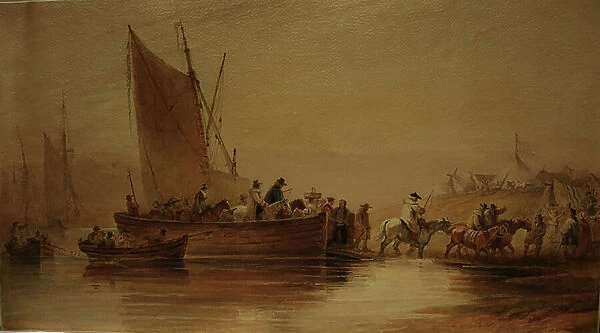 Going to the Fair, 1812-1820 (watercolour on paper)