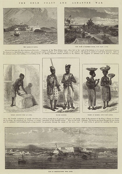 The Gold Coast and Ashantee War (engraving)
