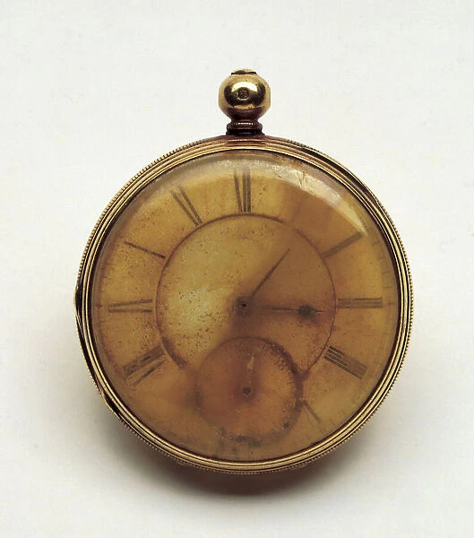 Gold pocket watch, found on the body of Robert Douglas Norman, c.1874 (gold)