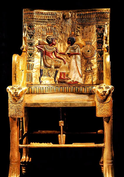 The Golden Throne of King Tutankhamen (gold)