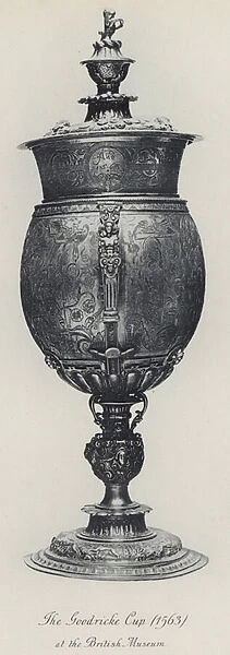 The Goodricke Cup (1563) at the British Museum (engraving)