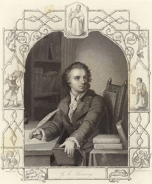 Gotthold Ephraim Lessing (engraving)